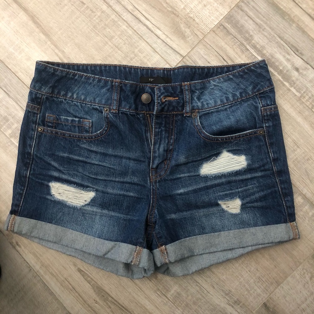 forever 21 denim shorts